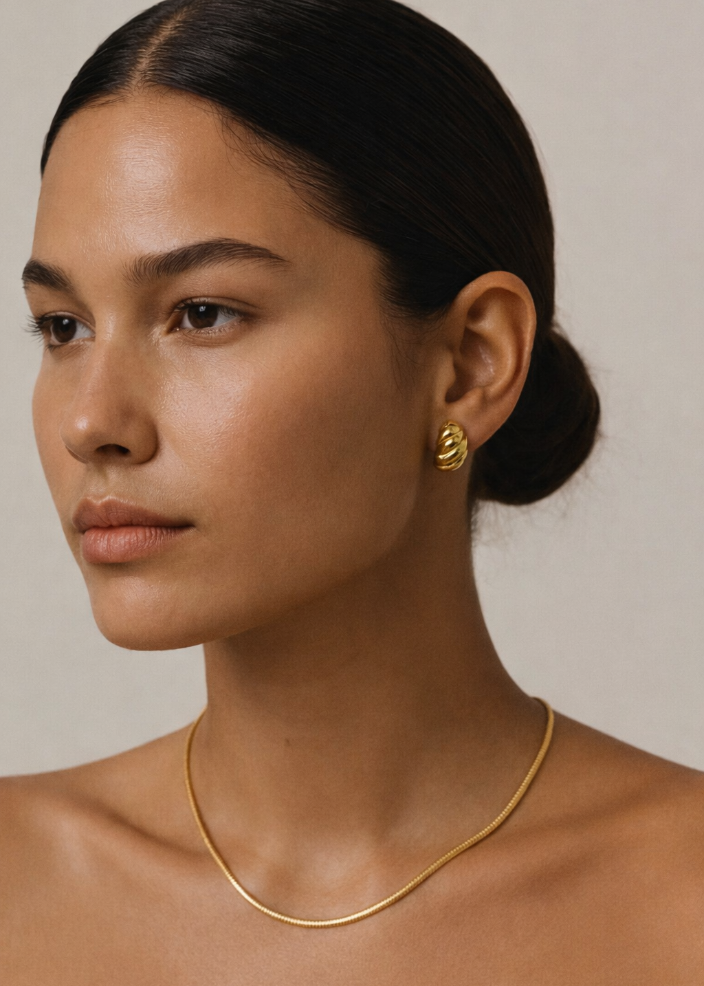 The Ribbed Earring